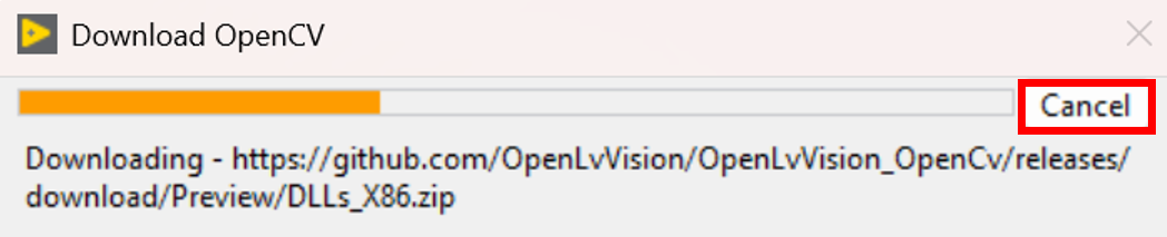 OpenCV Offline Installation Prompt