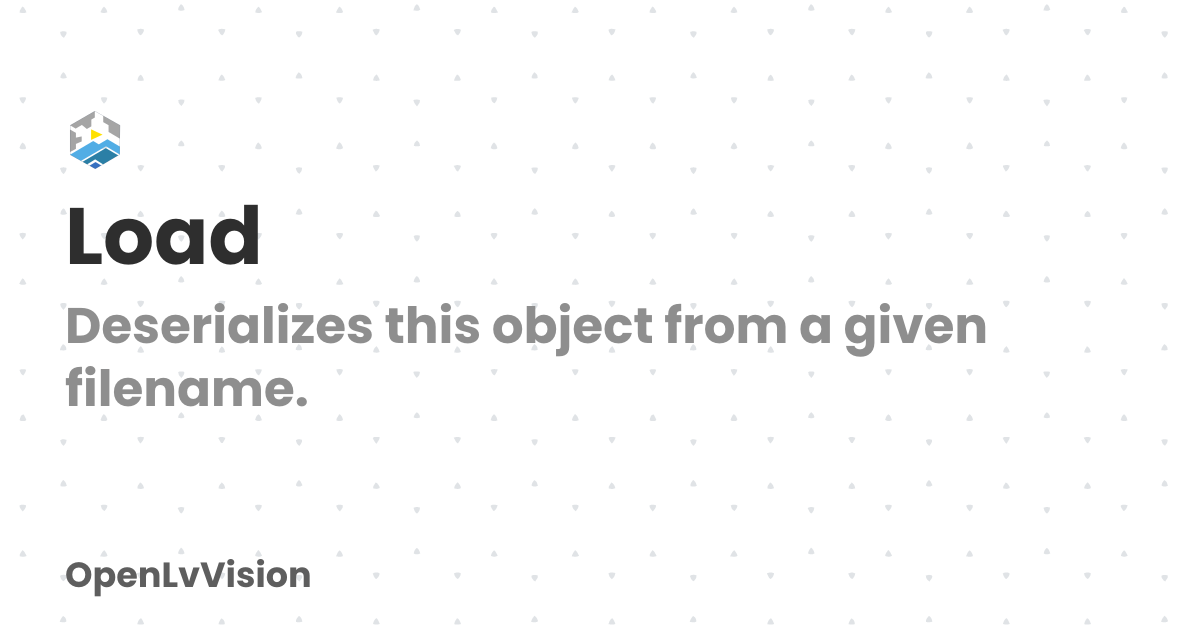 Load | OpenLvVision