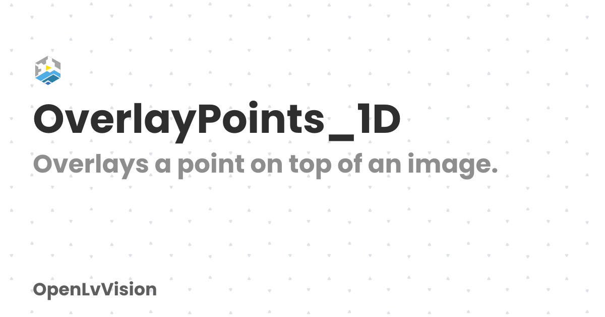 OverlayPoints_1D | OpenLvVision