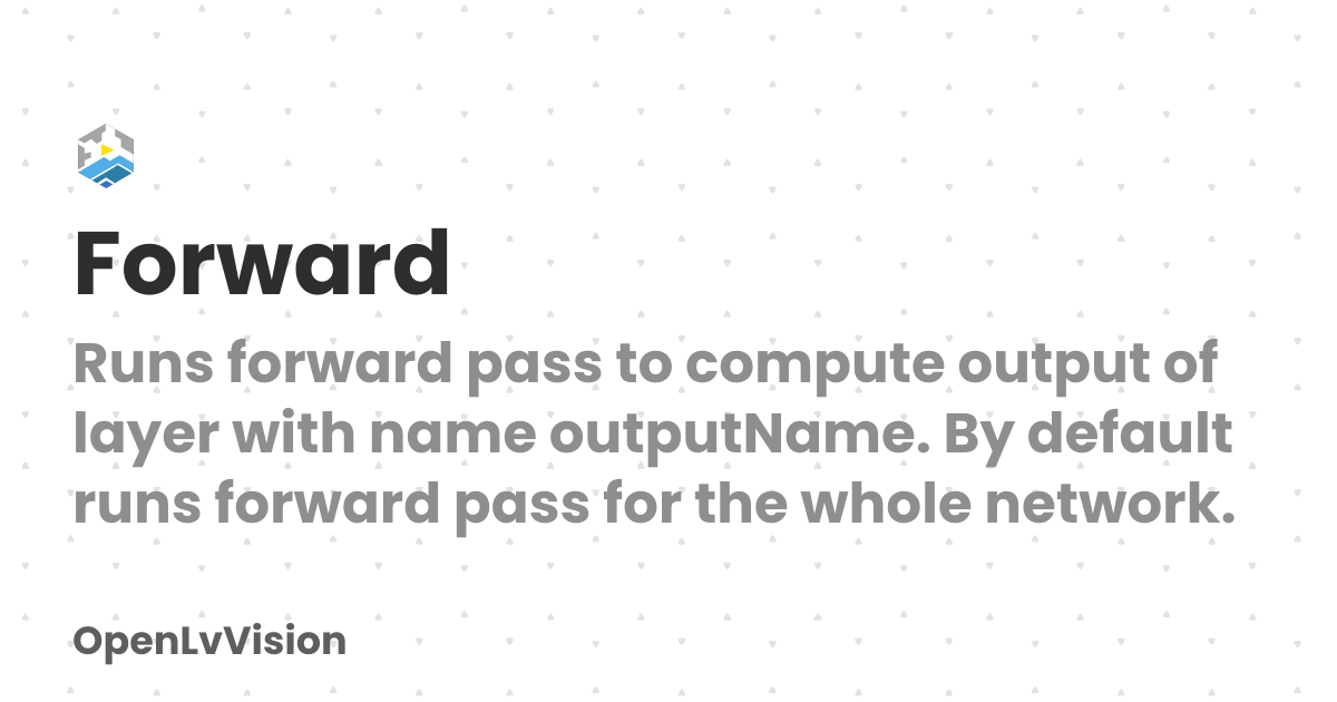 Forward | OpenLvVision