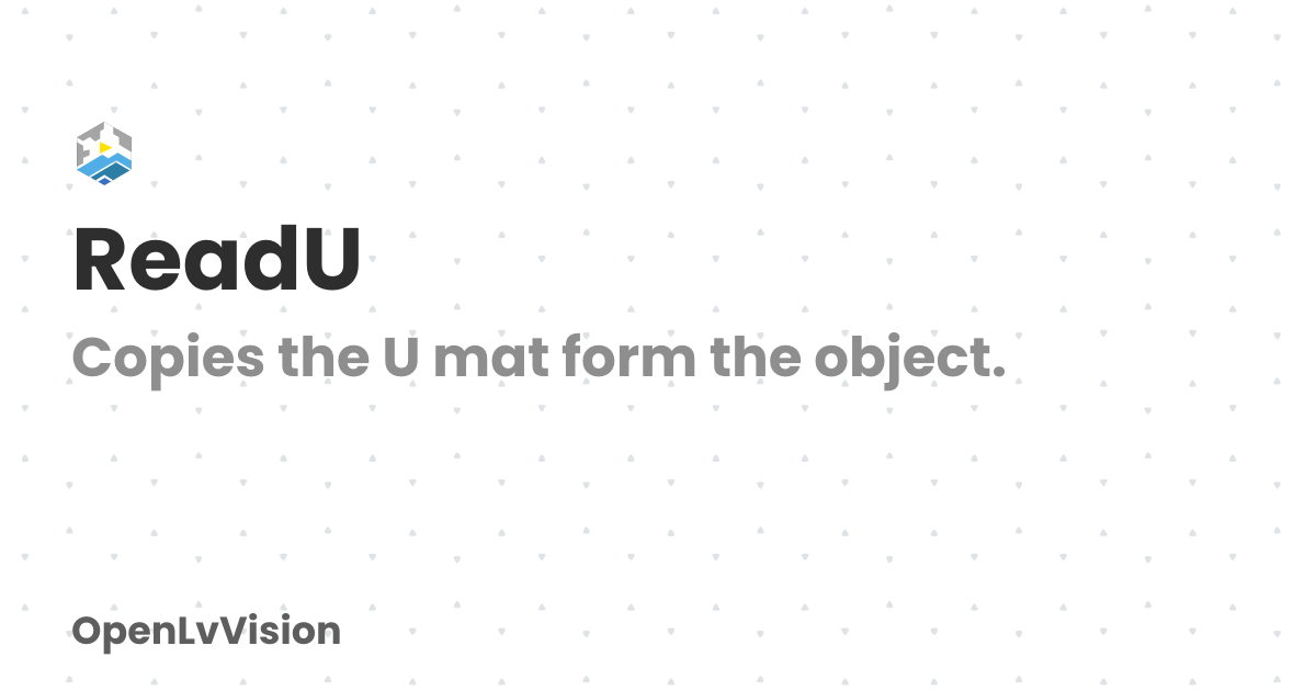 ReadU | OpenLvVision