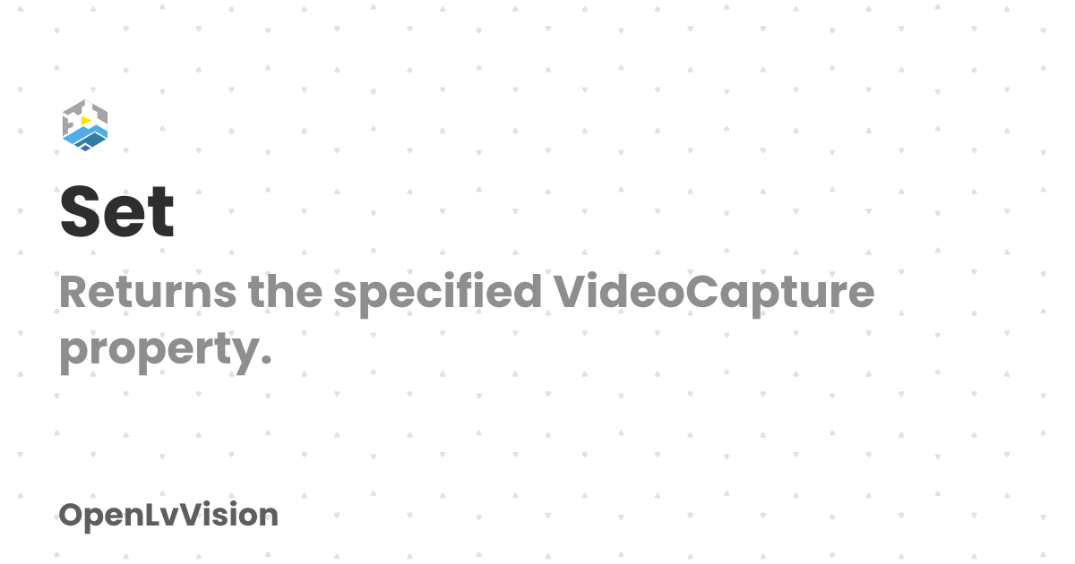 Set | OpenLvVision