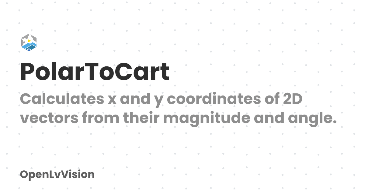 PolarToCart | OpenLvVision