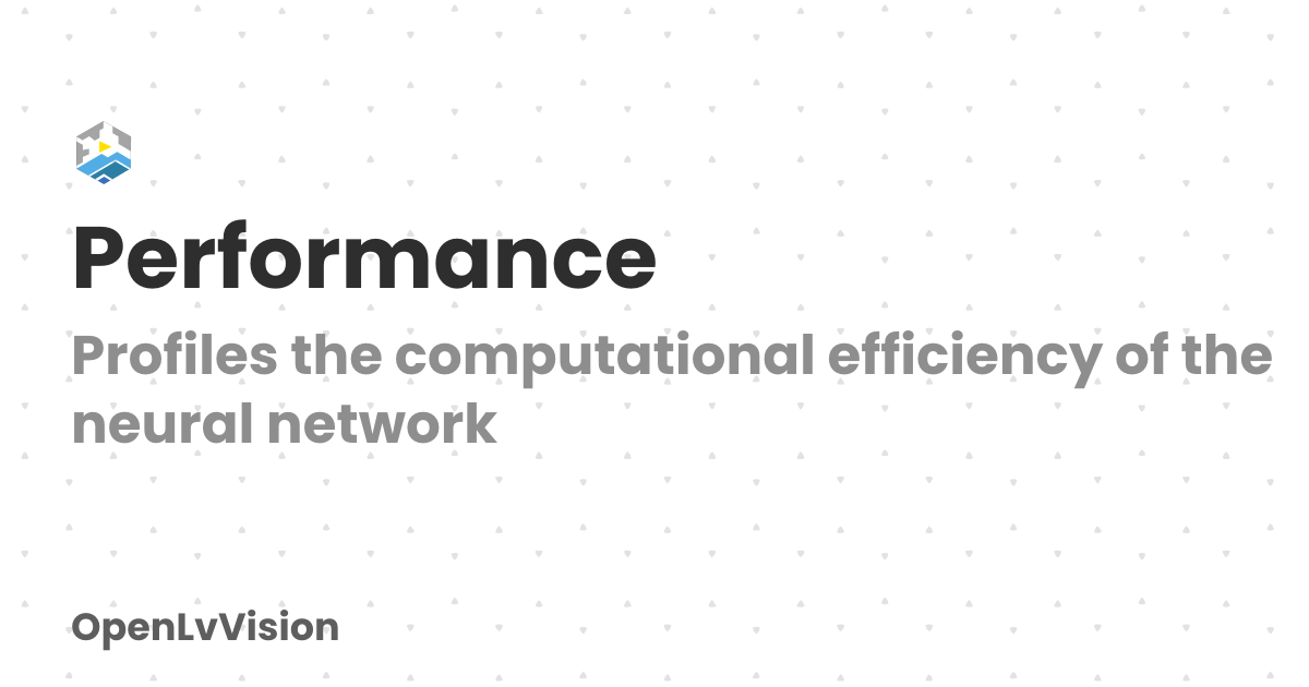 Performance | OpenLvVision