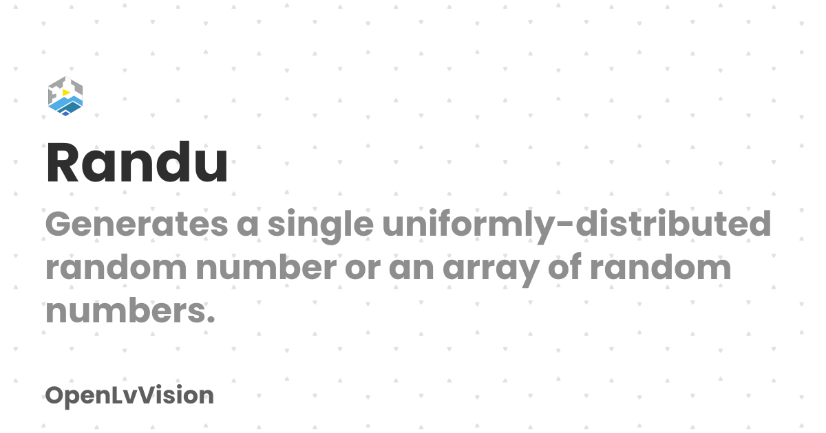 Randu | OpenLvVision