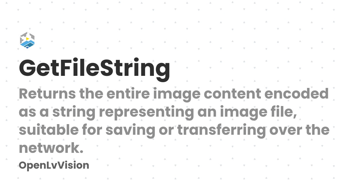 GetFileString | OpenLvVision