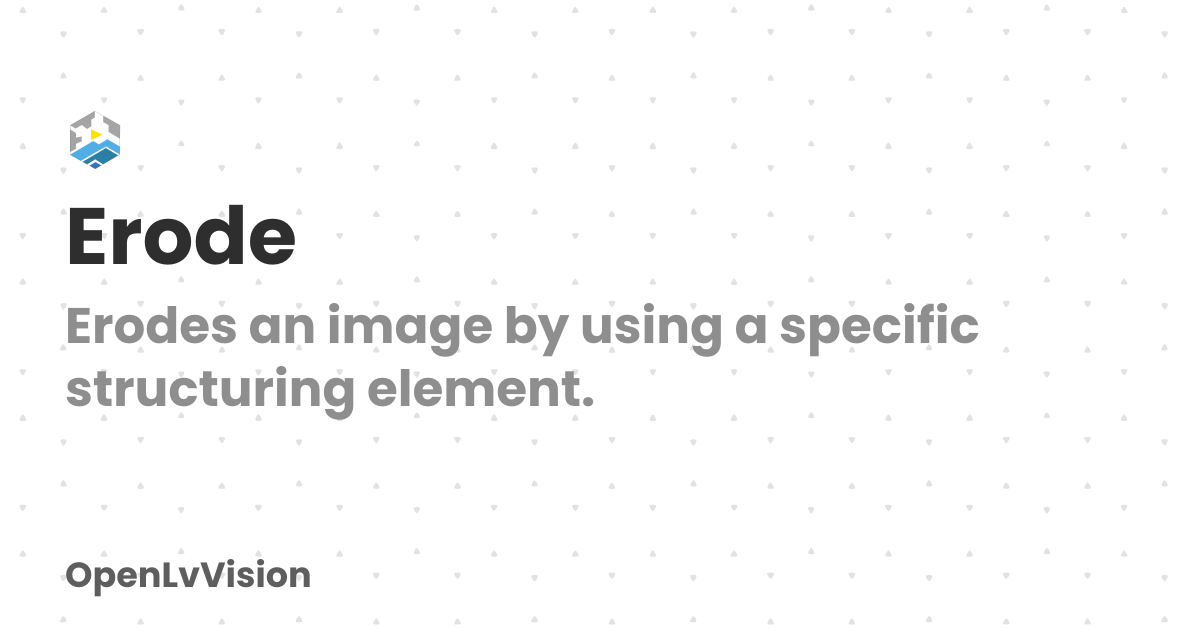 Erode | OpenLvVision