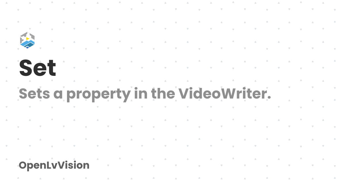 Set | OpenLvVision