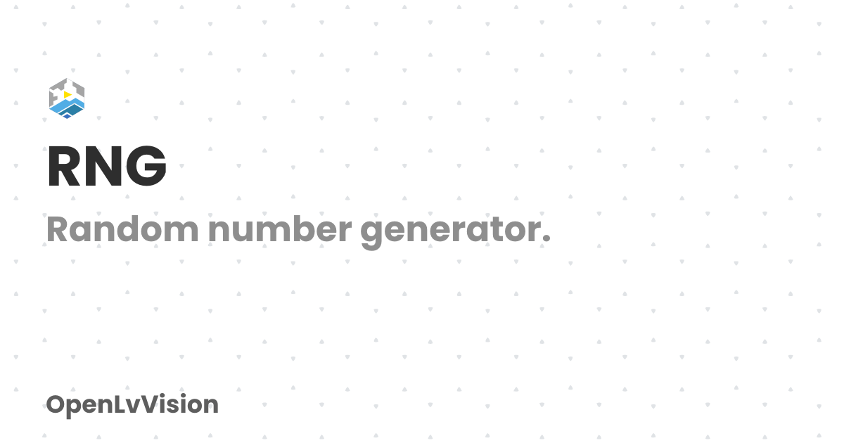 Open Rng Button RNG | OpenLvVision